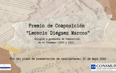Premio de Composición “Víctor Leoncio Diéguez Marcos” 2021-2022. Acta final.
