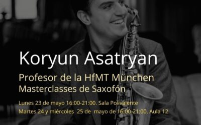 Masterclass de Saxofón, Koryun Asatryan