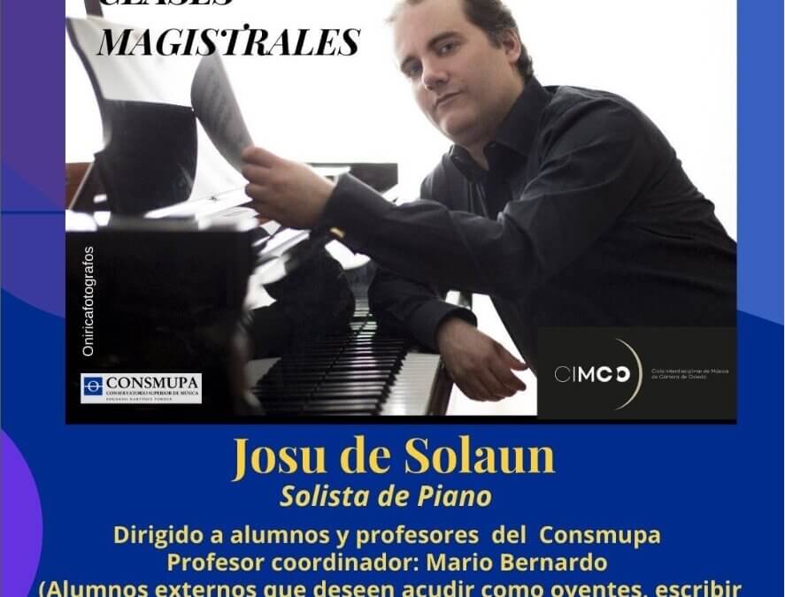 Josu de Solaun: clases magistrales