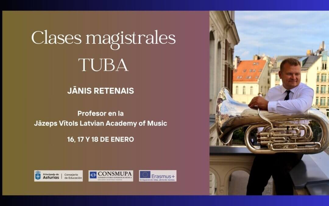 CLASES MAGISTRALES DE TUBA – JANIS RETENAIS