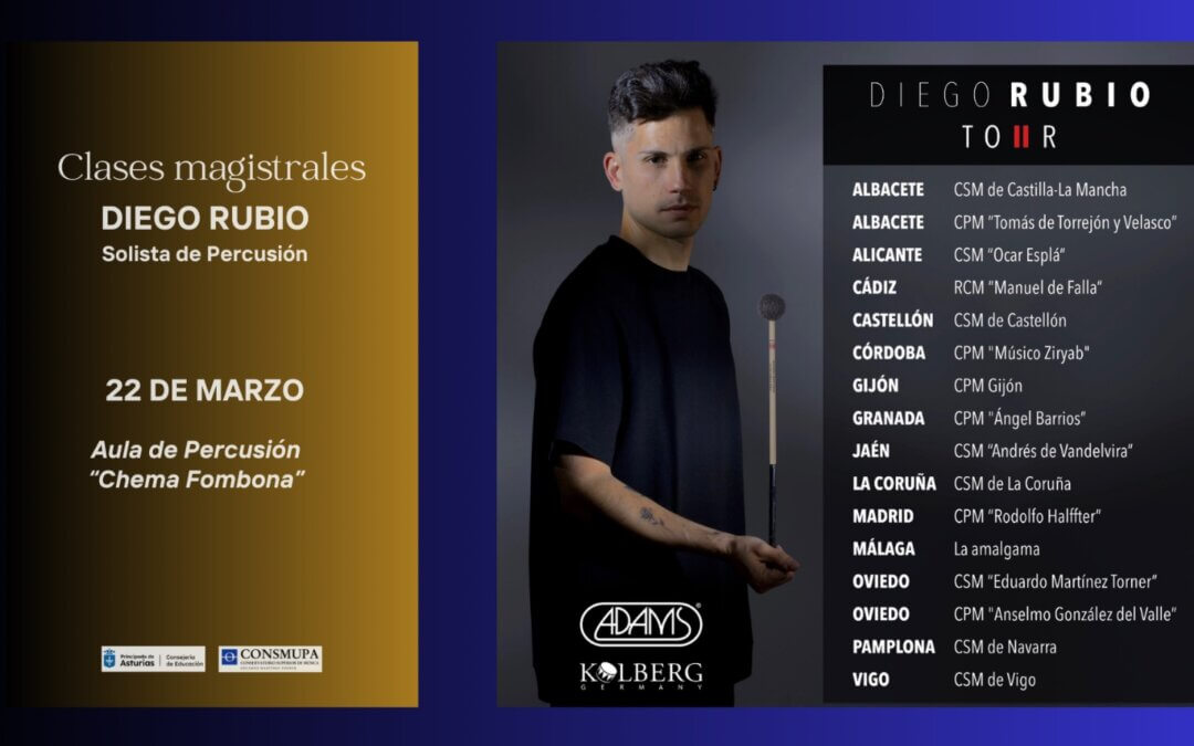 CLASES MAGISTRALES DE PERCUSIÓN – DIEGO RUBIO
