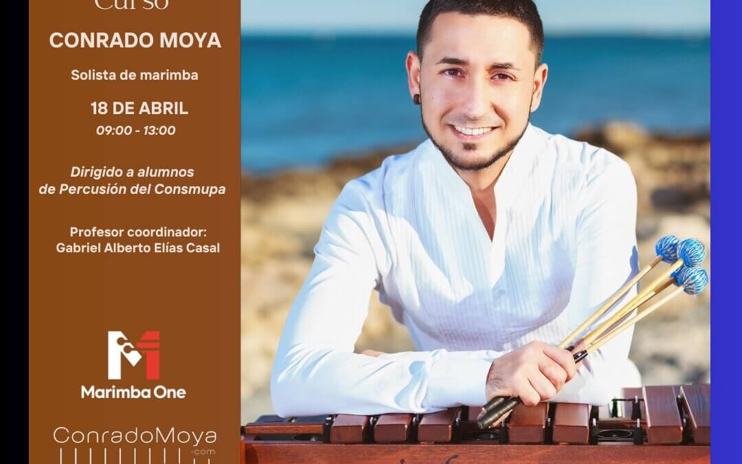 CLASES MAGISTRALES DE PERCUSIÓN – CONRADO MOYA