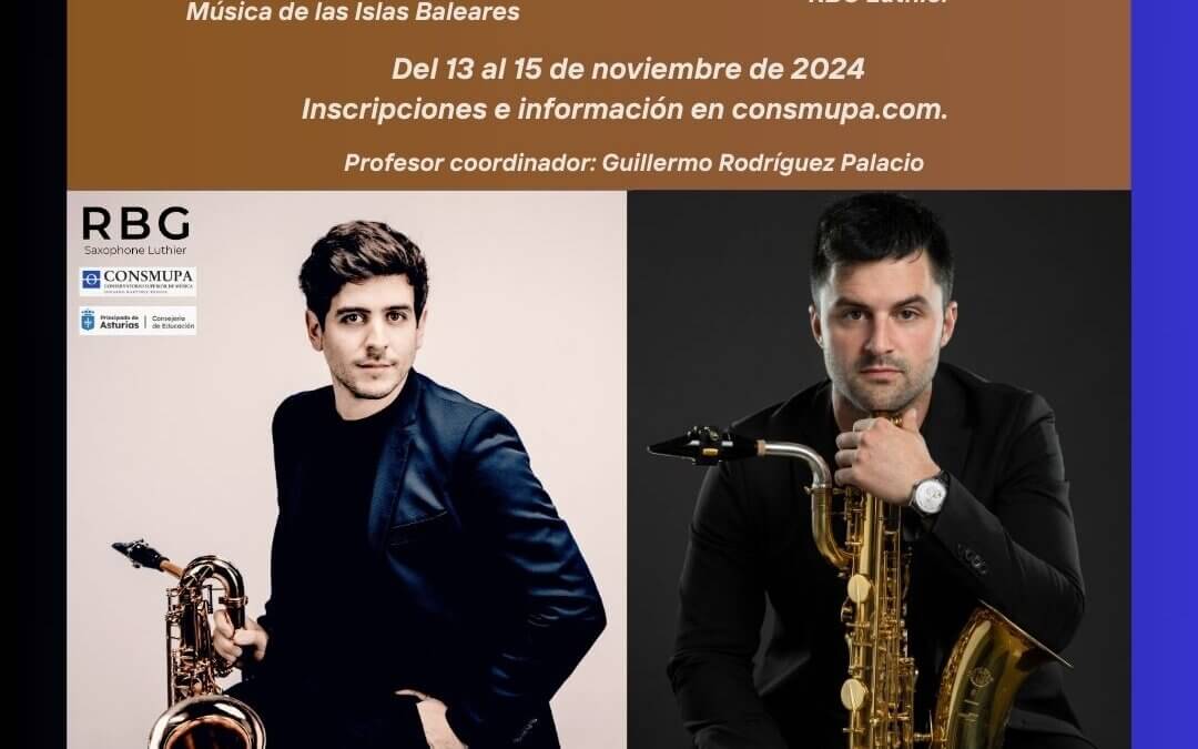 CURSO DE SAXOFÓN Y TALLER DE LUTHERIA