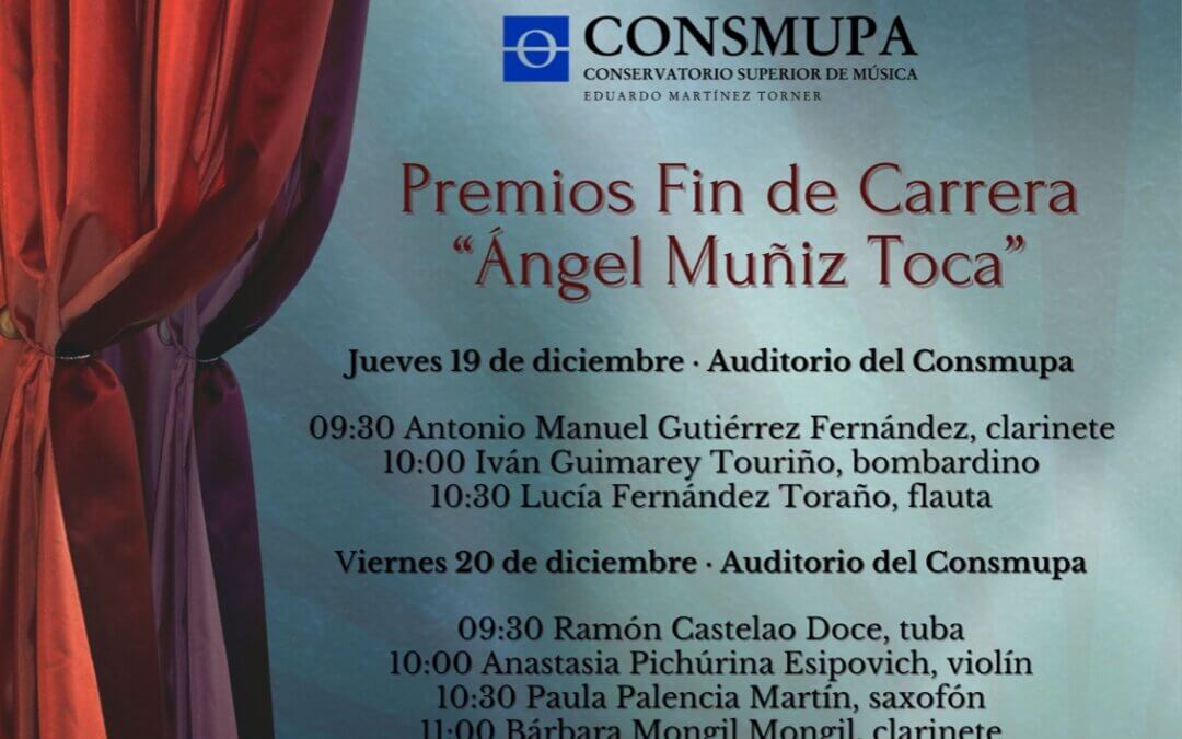 ¡PREMIADOS! Premio fin de carrera “Ángel Muñiz Toca”