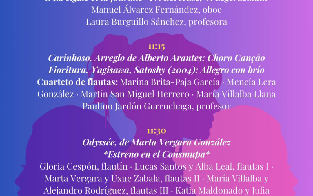 CONCIERTO EN EL VESTÍBULO. 28 de marzo