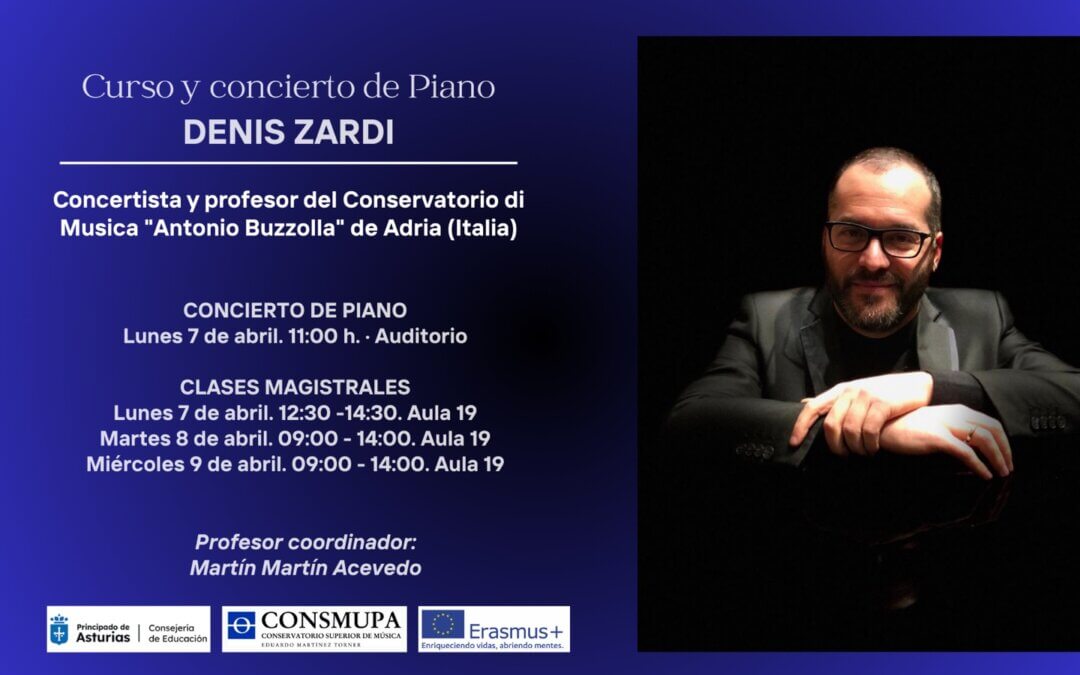 CURSO Y CONCIERTO DE PIANO: DENIS ZARDI