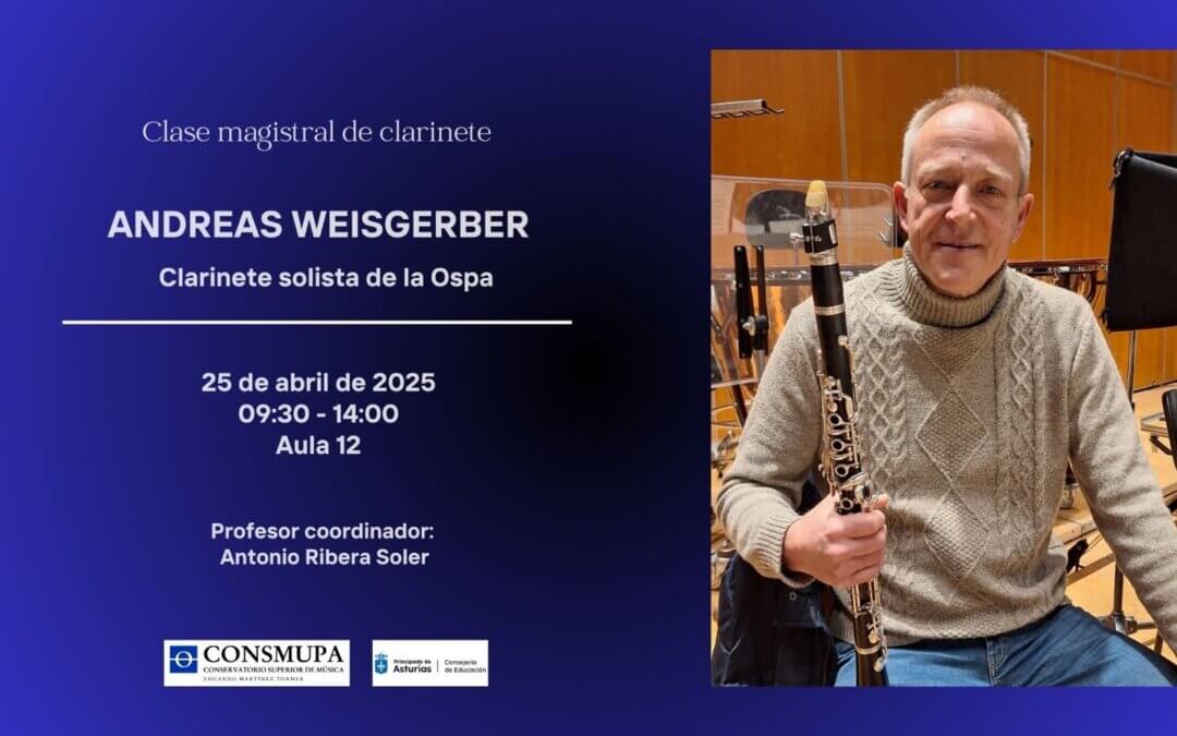 CURSO DE CLARINETE: ANDREAS WEISEBERG