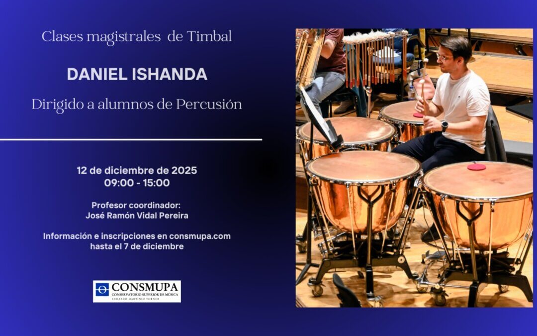 CLASE MAGISTRAL DE PERCUSIÓN: DANIEL ISHANDA