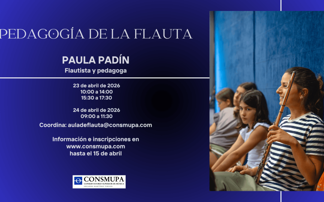 Taller de Pedagogía de la flauta: Paula Padín
