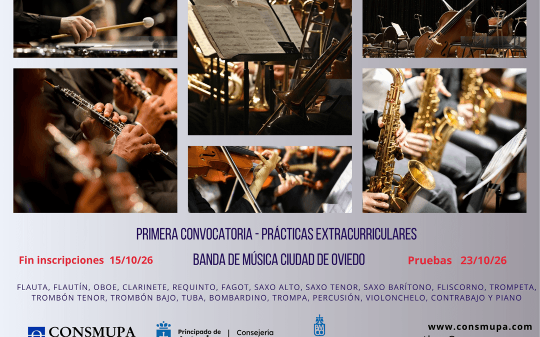 PRUEBAS EXTRACURRICULARES 2026/2027 – BANDA CIUDAD DE OVIEDO