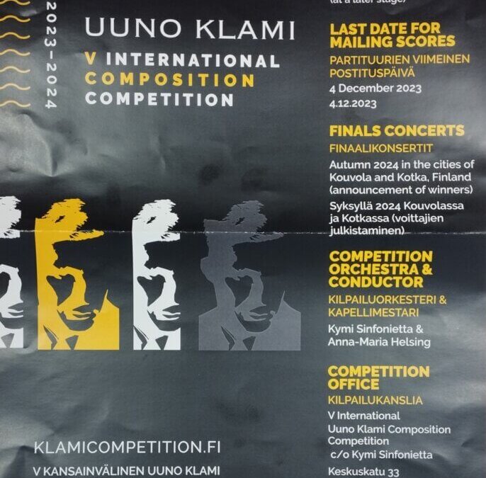  V International Uuno Klami Composition Competition