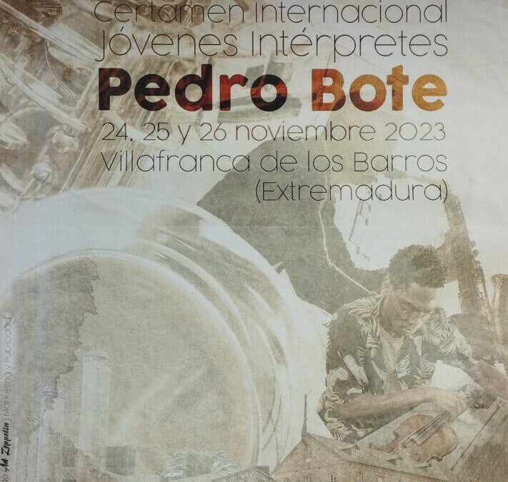 XXVI Certamen Internacional de Jóvenes Intérpretes ‘Pedro Bote’