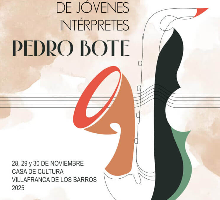 Recordatorio del XXVIII Certamen Internacional de Jóvenes Intérpretes Pedro Bote