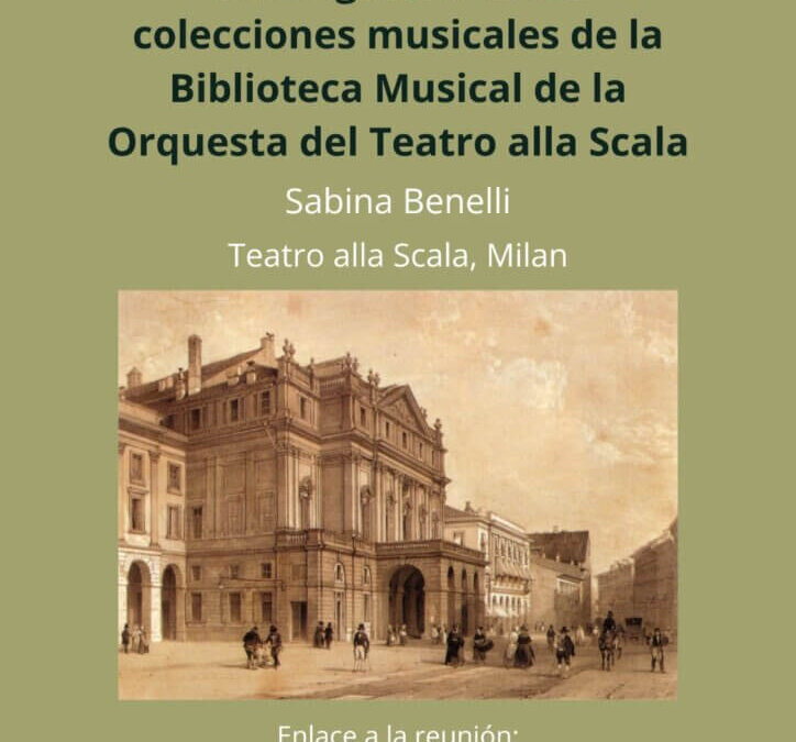 Catalogación de las colecciones musicales de la Biblioteca Musical de la Orquesta del Teatro alla Scala»