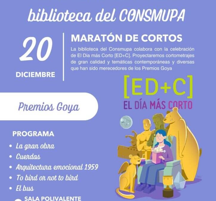 El Día + Corto en la biblioteca del CONSMUPA