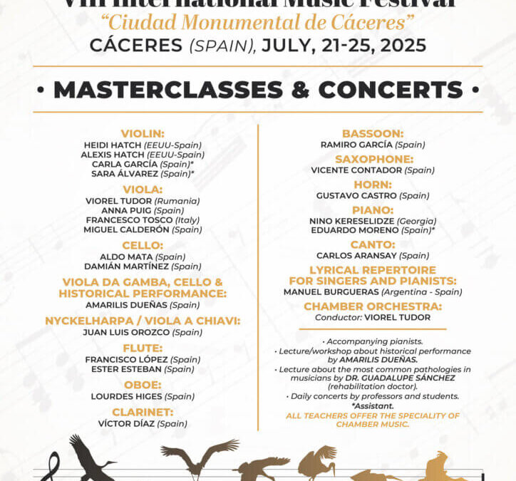 VIII Festival Internacional de Música «Ciudad Monumental de Cáceres»